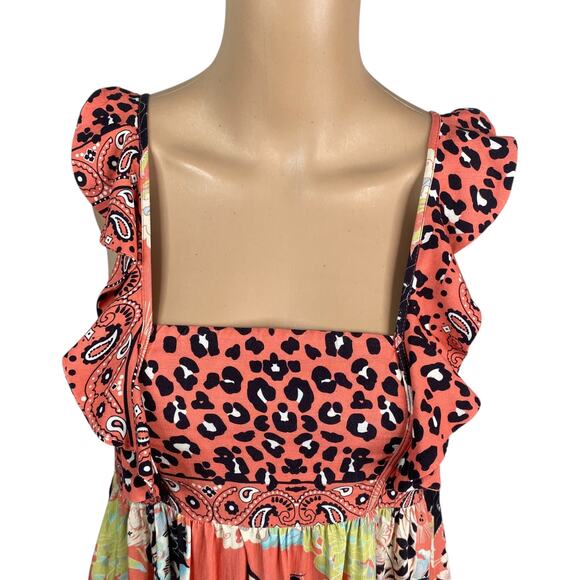 Maaji Girl's Whispering Roses Groom Leopard Animal Print Dress SZ 16 - Picture 5 of 12